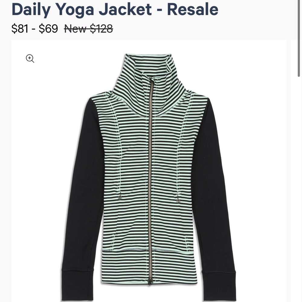 Lululemon full zip jacket